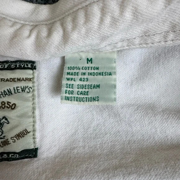 Levi's Men's White Denim Overshirt Jacket - Picture 7 of 7